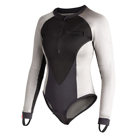 Pando Moto Bia AAA Armored Women's Base Body Suit XS / Grey [Blemished - Good]