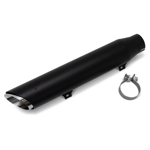 Vance & Hines 4" Round Twin Slash Slip-On Muffler For Harley Softail 2025-2026 Black [Previously Installed]