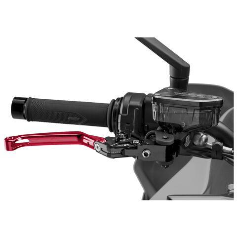 Puig Foldable Brake Lever 4.0 Red/Black [Blemished - Good]