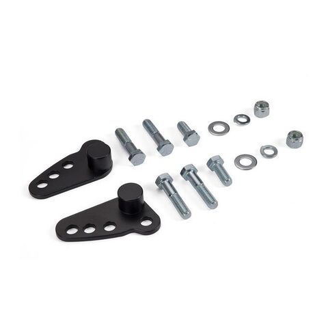HogWorkz Adjustable Lowering Kit For Harley Touring 2002-2016 Black [Previously Installed]
