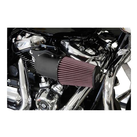 K&N RK Series High Flow Air Charger Intake Kit For Harley Milwaukee-Eight 2017-2025 Black [Blemished - Very Good]