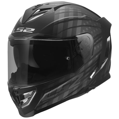 LS2 Assault III Flag Helmet XL / Matte Black [Blemished - Good]