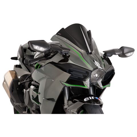 Puig Z-Racing Windscreen Kawasaki H2 2015-2022 Black [Open Box]