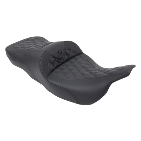 Saddlemen Roadsofa LS Lattice Stitch 2-Up Seat For Harley Electra Glide / Road Glide 1997-2007 Without Backrest [Blemished - Good]