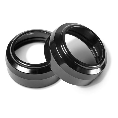Performance Machine 49mm Fork Dust Cap For Harley Dyna / Softail 2006-2024 Black [Open Box]