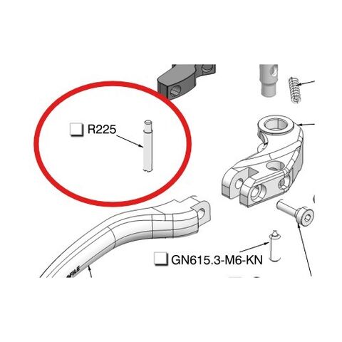 Rizoma Replacment Brake Lever Pin