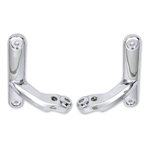 V-Twin Mfg. Spotlamp Bracket Set For Harley Touring 1997-2013 Chrome [Blemished - Very Good]