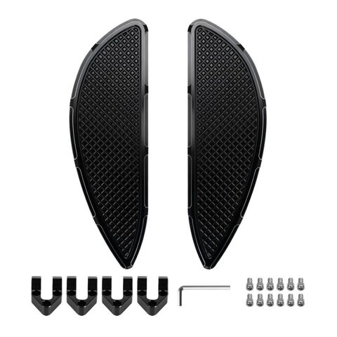 HogWorkz Heaterz Driver Floorboards For Harley Touring / Softail 1986-2026