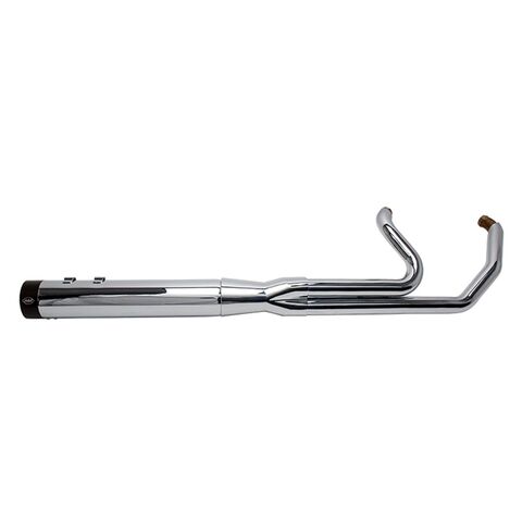 S&S Cycle Sidewinder 2-Into-1 Exhaust For Harley Touring 1995-2016 Chrome [Blemished - Good]