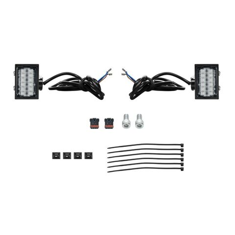 HogWorkz Performance LED Rear Strut Mount Turn Signals For Harley Softail 2018-2024