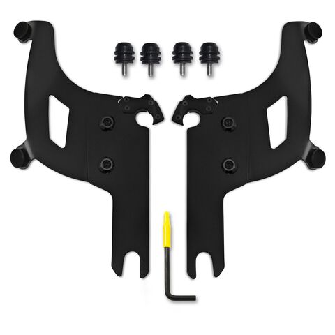 Memphis Shades Bullet Fairing Trigger-Lock Mount Kit For Harley FLHRXS 2017-2025 Black [Previously Installed]