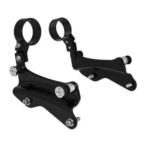HogWorkz 4-Point Docking Hardware Remote Reservoir Mounts For Harley Touring 2014-2026