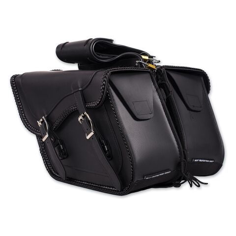 Dream Apparel Saddlebag & Accessory Throwover Zip-Off Saddlebags Plain [Blemished - Good]