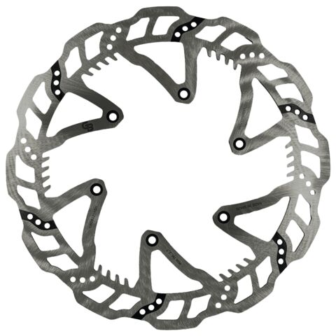 GBrakes Front Solid Mount Wave Rotor W / Bracket GBDOS231 / GBDOS230