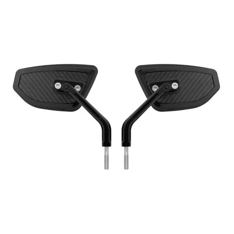 HogWorkz Performance Mirrors W/ Carbon Inlay For Harley