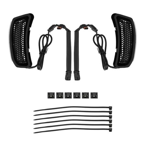 HogWorkz Lumipro Side Vent LED Lights For Harley Low Rider ST 2022-2026