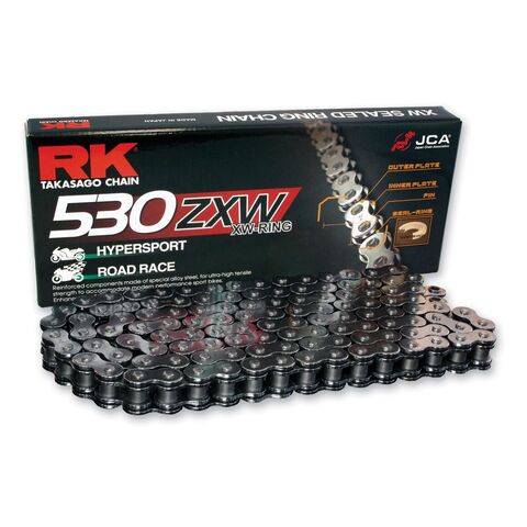 RK Chains 530ZXW Chain 120 Links / Chrome [Open Box]