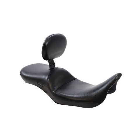 Le Pera Maverick Daddy Long Legs Seat For Harley Touring 2008-2025 Smooth With Driver Backrest [Open Box]