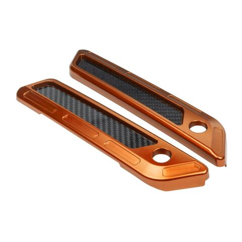 HogWorkz Anodized Saddlebag Latch Covers For Harley Touring