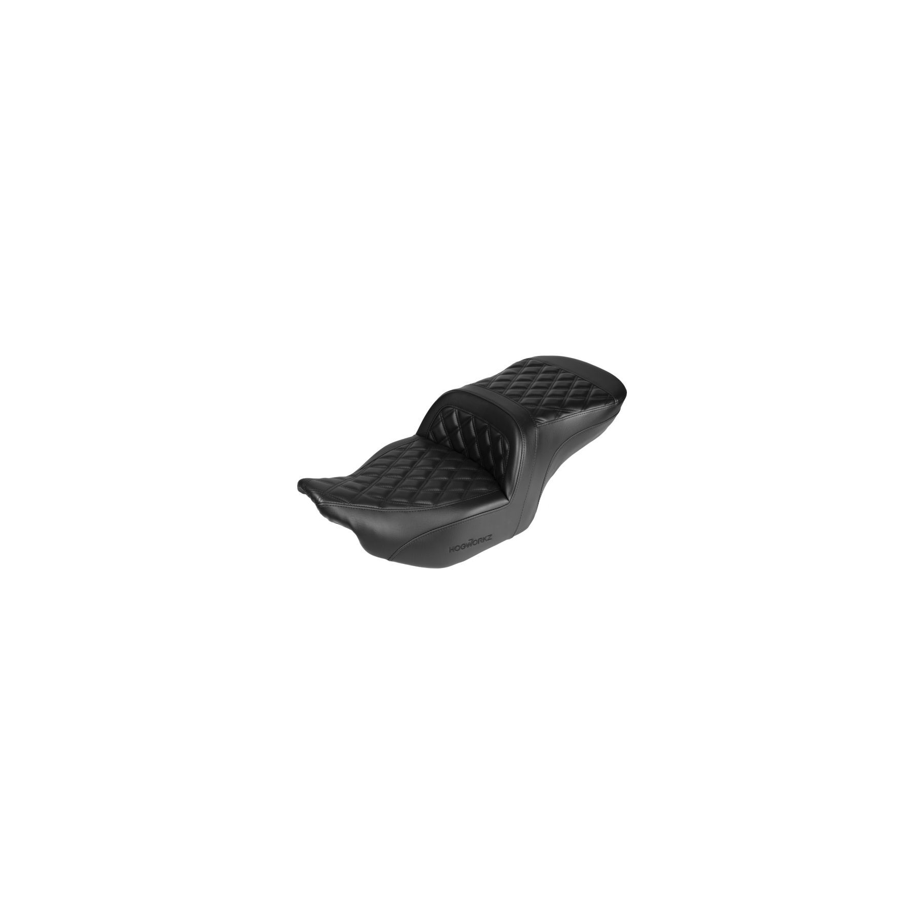 HogWorkz HogWorkz Saddlesoft Diamond Stitch Seat For Harley Touring 2023-2026 - $499.98 at RevZilla