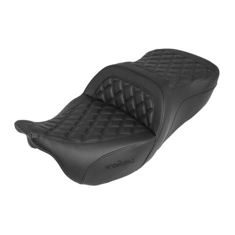 HogWorkz Saddlesoft Diamond Stitch Seat For Harley Touring