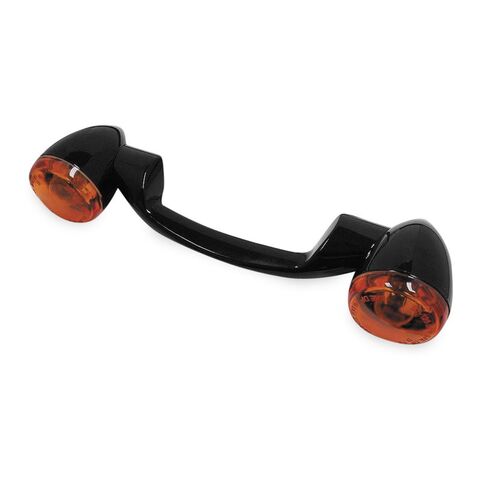 Biker's Choice Bullet-Style Turn Signal Bar For Harley 1999-2017 Chrome / Amber [Blemished - Good]