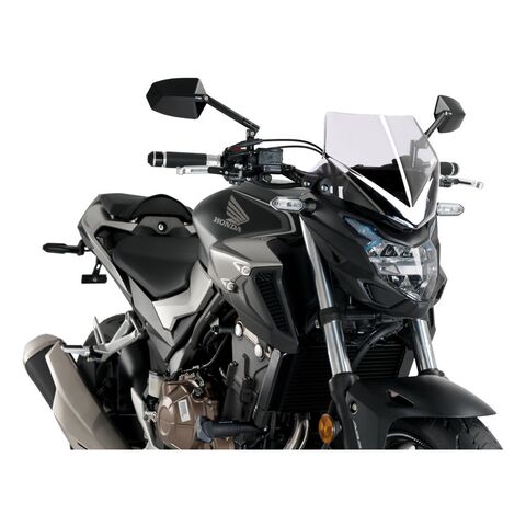 Puig Naked New Generation Windscreen Honda CB500F 2016-2023 Clear [Demo - Acceptable]