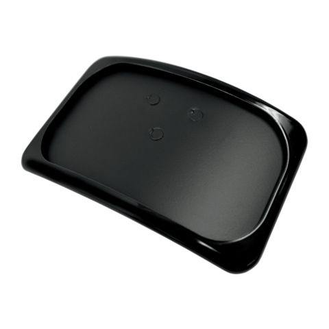 Drag Specialties Curved Radius License Plate Mount For Harley Gloss Black / Large Radius [Blemished - Good]