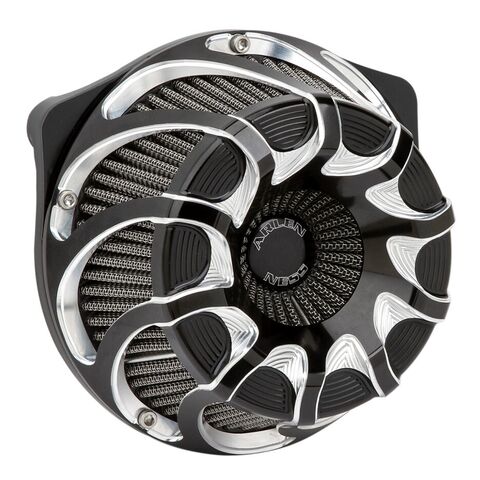 Arlen Ness Drift Inverted Series Air Cleaner Kit For Harley 2017-2026 Black [Open Box]