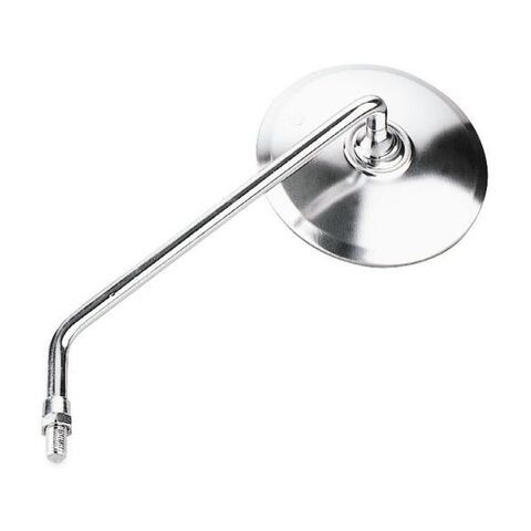 BikeMaster Round Stainless Mirror Left [Blemished - Very Good]