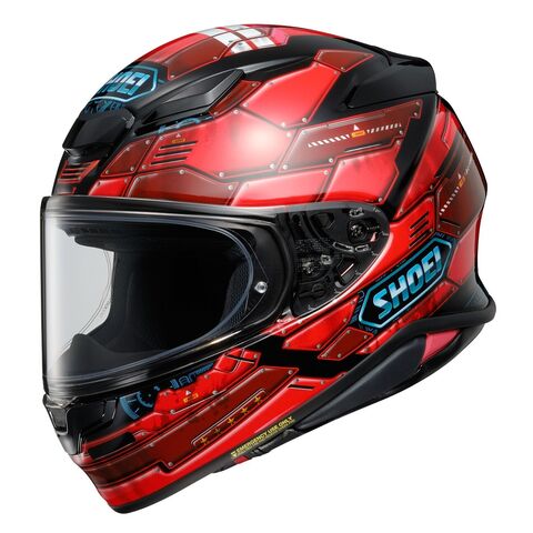 Shoei RF-1400 Fortress Helmet Red/Black / LG [Open Box]