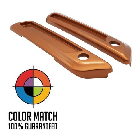 HogWorkz OE Color Matched Saddlebag Latch Covers For Harley Touring