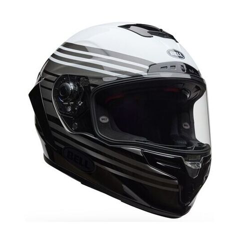 Bell Race Star Flex DLX Dash Helmet White/Black / MD [Blemished - Good]