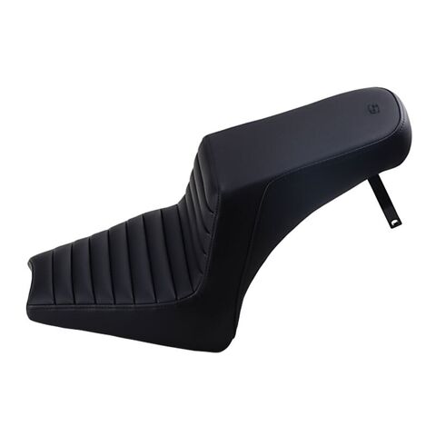 Saddlemen Step-Up TTR Tuck and Roll Seat For Indian Scout Bobber / Rogue 2018-2024 Black / Front Tuck & Roll TTR [Previously Installed]