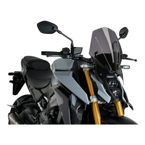 Puig Touring Naked New Generation Windscreen Suzuki GSX-S1000 2026 Dark Smoke [Open Box]