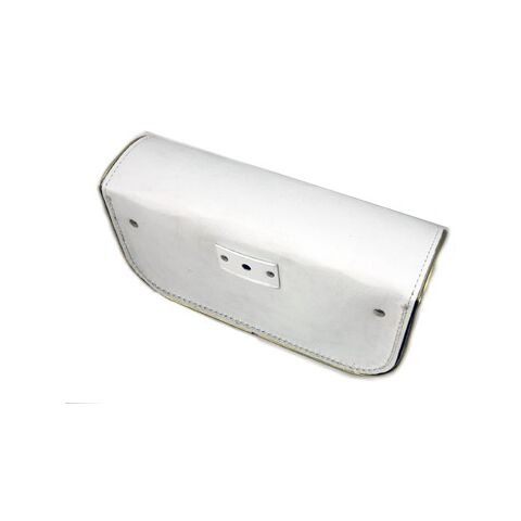 V-Twin Mfg. White Windshield Pouch For Harley FL [Blemished - Very Good]