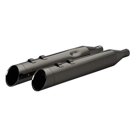 Khrome Werks HP Plus 4.5" Edge Tip Slip-On Mufflers For Harley Touring 2017-2026 Eclipse W/ Eclipse Edge Tip [Blemished - Very Good]