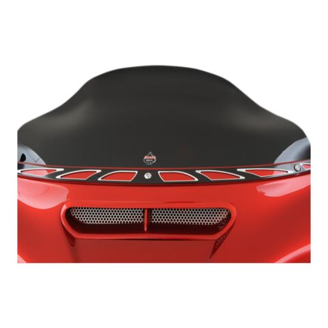 Klock Werks Flare Windshield For Harley Electra Glide / Street Glide 2014-2025 Black / 6.5" Tall [Demo - Acceptable]