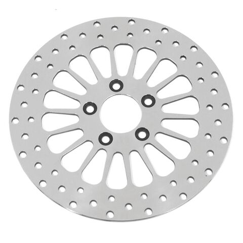 V-Factor Front Super Spoke Brake Rotor For Harley 1984-2007 Polished [Previously Installed]