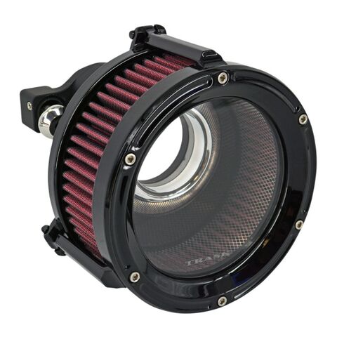 Trask Assault Charge High Flow Air Cleaner For Harley Sportster 1991-2022 Gloss Black [Open Box]