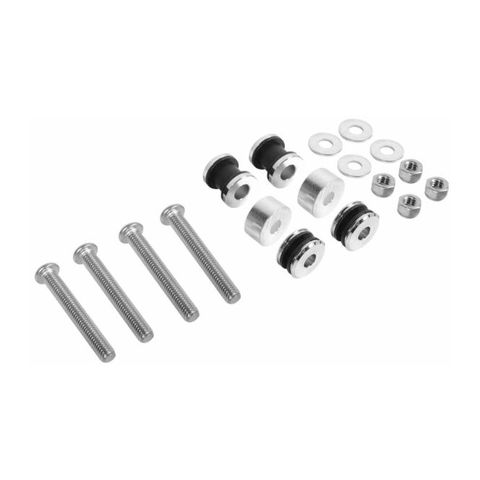 HogWorkz Docking Hardware Kit For Harley Softail 1984-2017 Chrome [Blemished - Good]