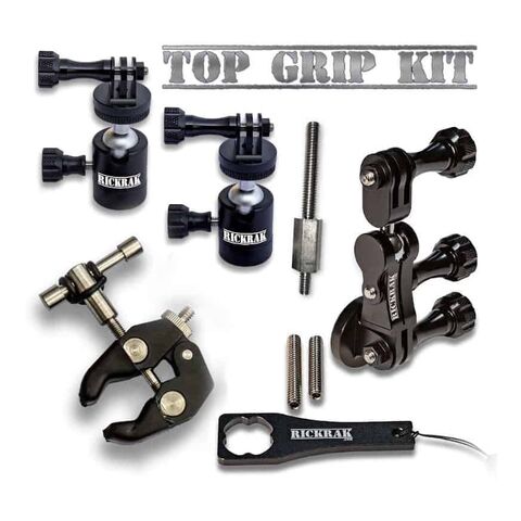 RickRak GoPro Top Grip Kit Ultimate Camera Mounting System