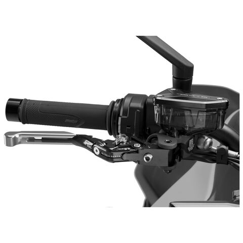Puig Foldable Extendable Brake Lever 4.0 Silver/Black/Silver [Blemished - Good]