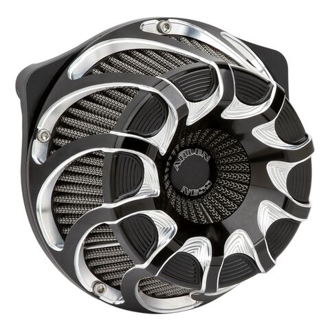Arlen Ness Drift Inverted Series Air Cleaner Kit For Harley 2017-2026 Black [Demo - Acceptable]