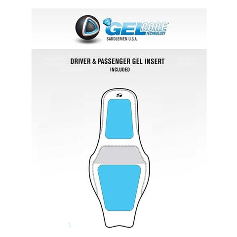 Saddlemen Slim RP Roll Pleat Seat For Harley FLHX / FLTRX 2023-2026 Roll Pleat RP [Blemished - Very Good]