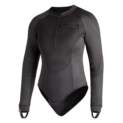 Pando Moto Bia AAA Armored Women's Base Body Suit SM / Black [Blemished - Good]