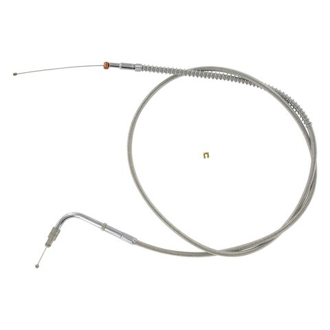 Barnett Stainless Steel Throttle Cable For Harley FLHR/C 1996-2001 Stock [Open Box]