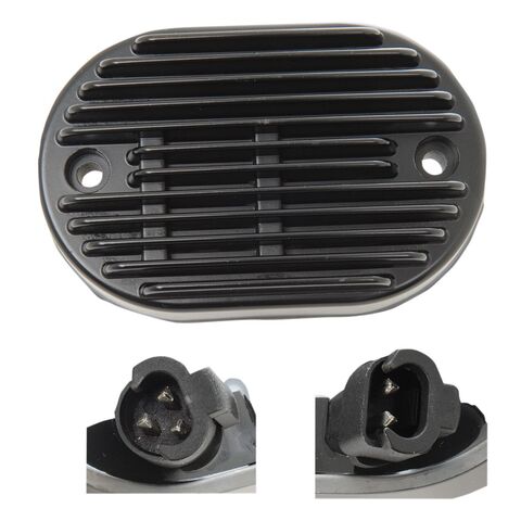 Drag Specialties Premium Voltage Regulator For Harley Softail 2008-2010 Black [Open Box]