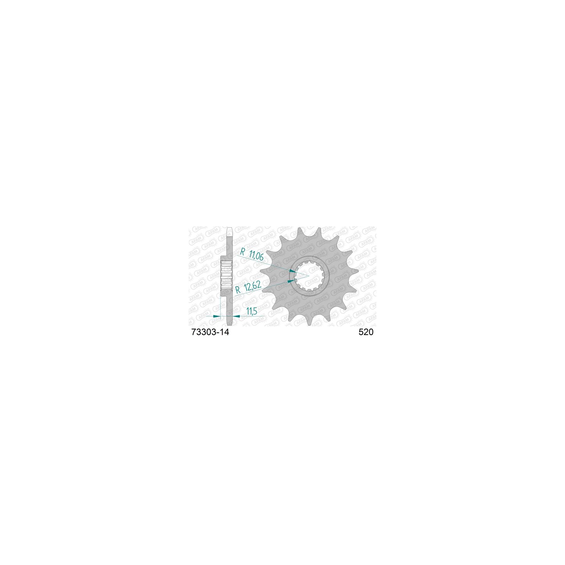 Afam Sprockets AFAM Standard Front Sprocket KTM / Husqvarna / Gas Gas 400cc-890cc 1997-2027 - $23.99 at RevZilla