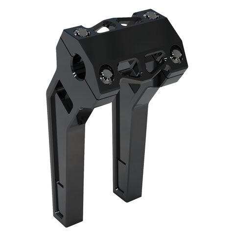 LA Choppers 1" Billet Performance Risers 8" Rise w/ Pullback / Black [Open Box]